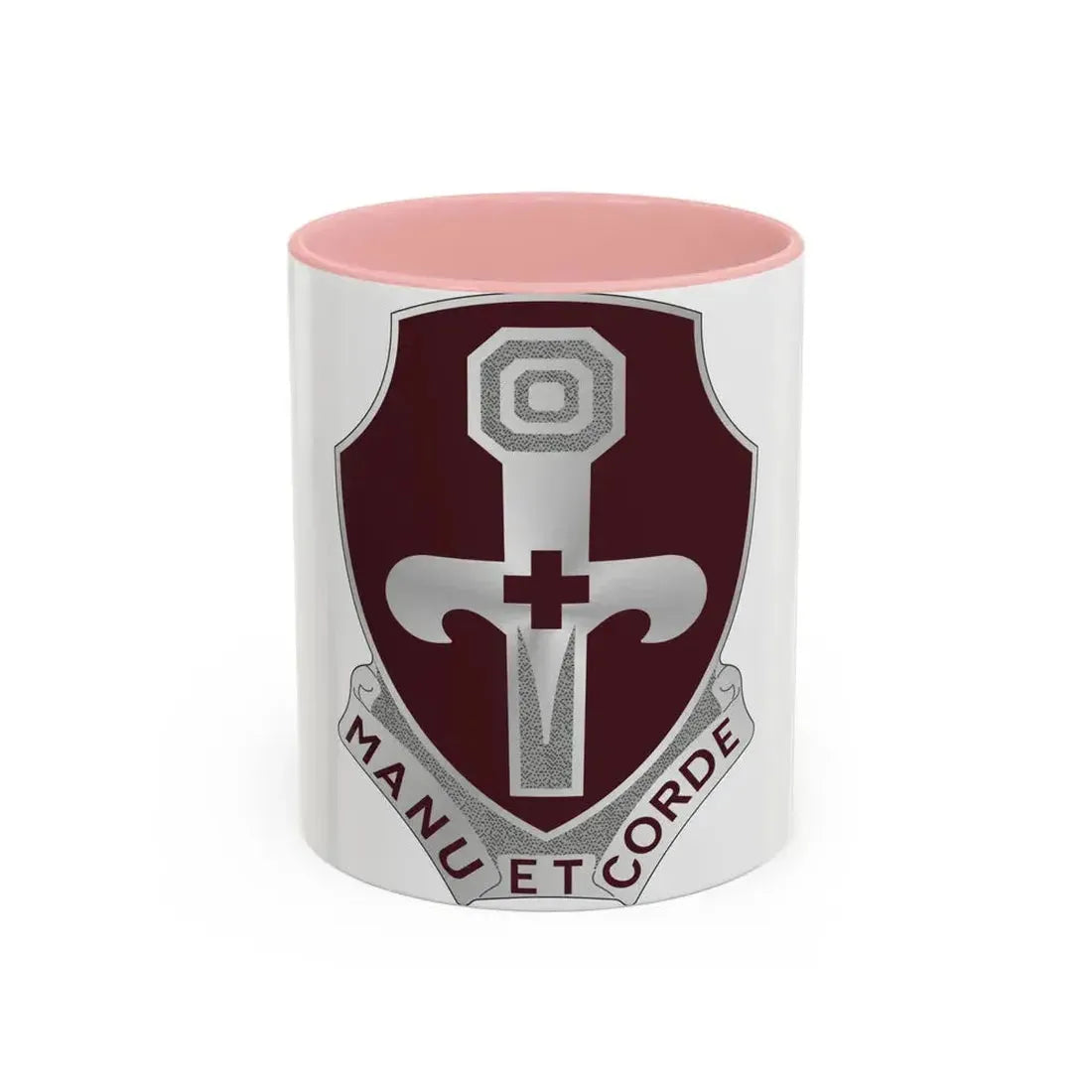 321 Medical Battalion (U.S. Army) Accent Coffee Mug 11oz Pink - Go Mug Yourself