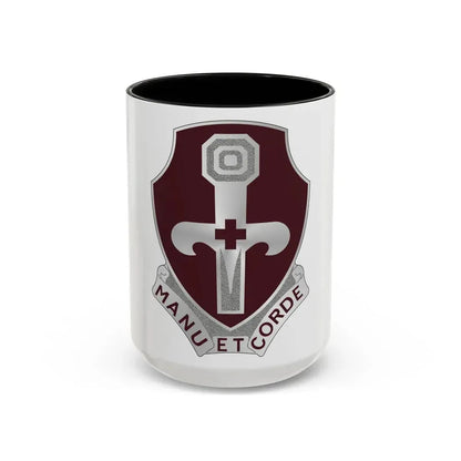 321 Medical Battalion (U.S. Army) Accent Coffee Mug 15oz Black - Go Mug Yourself
