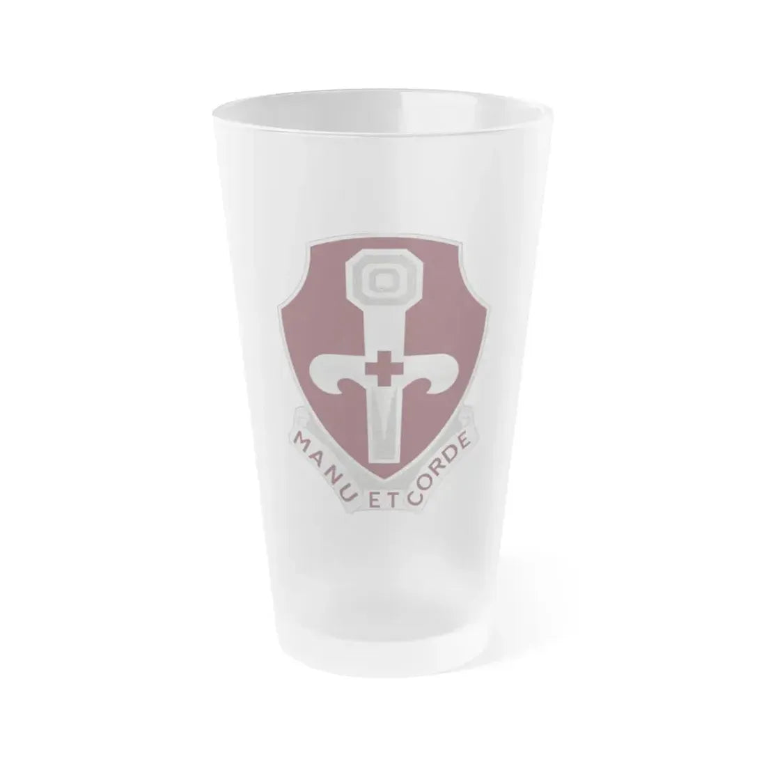 321 Medical Battalion (U.S. Army) Frosted Pint Glass 16oz Default Title - Go Mug Yourself