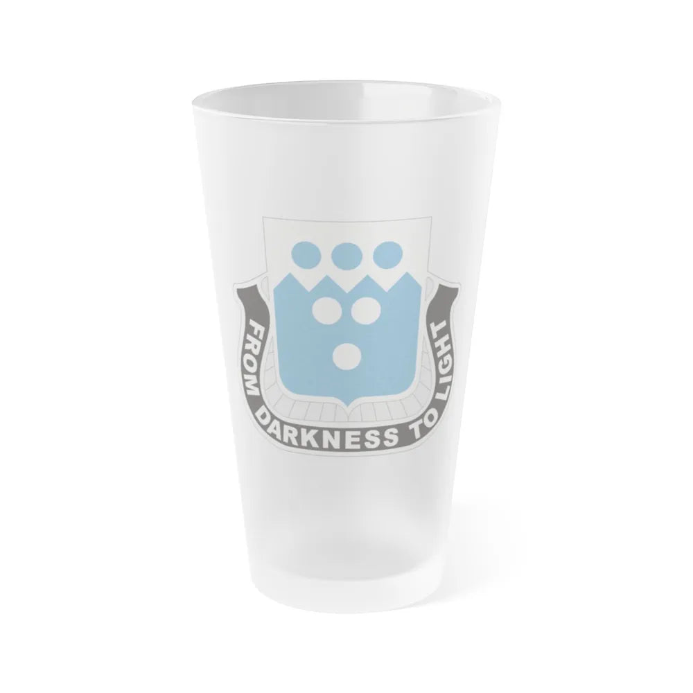 321 Military Intelligence Battalion (U.S. Army) Frosted Pint Glass 16oz-Go Mug Yourself