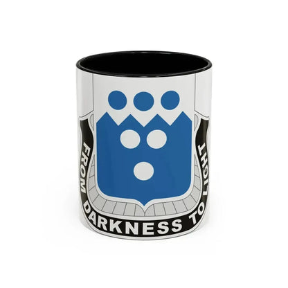 321 Military Intelligence Battalion (U.S. Army) Accent Coffee Mug 11oz Black - Go Mug Yourself