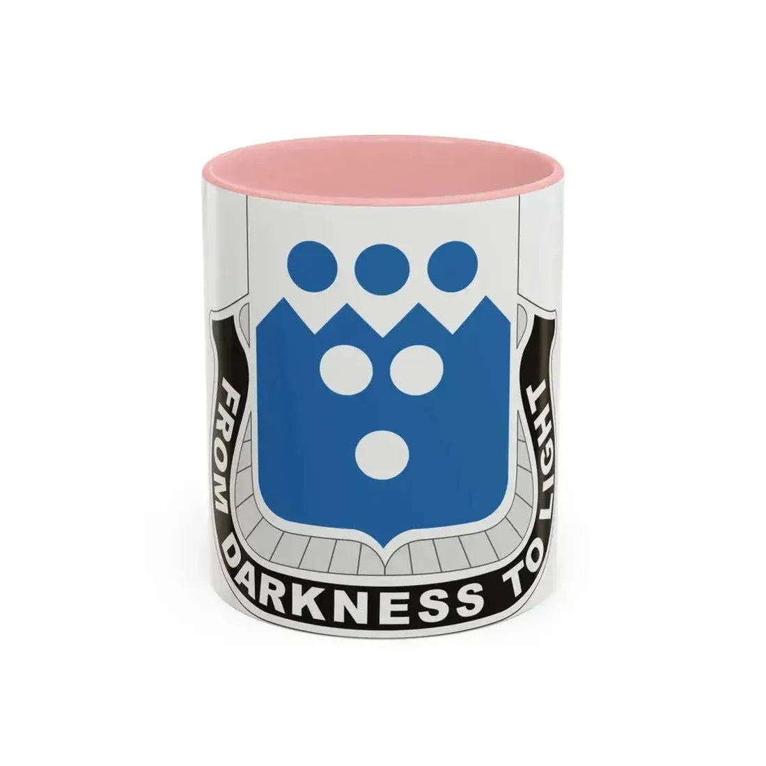 321 Military Intelligence Battalion (U.S. Army) Accent Coffee Mug 11oz Pink - Go Mug Yourself