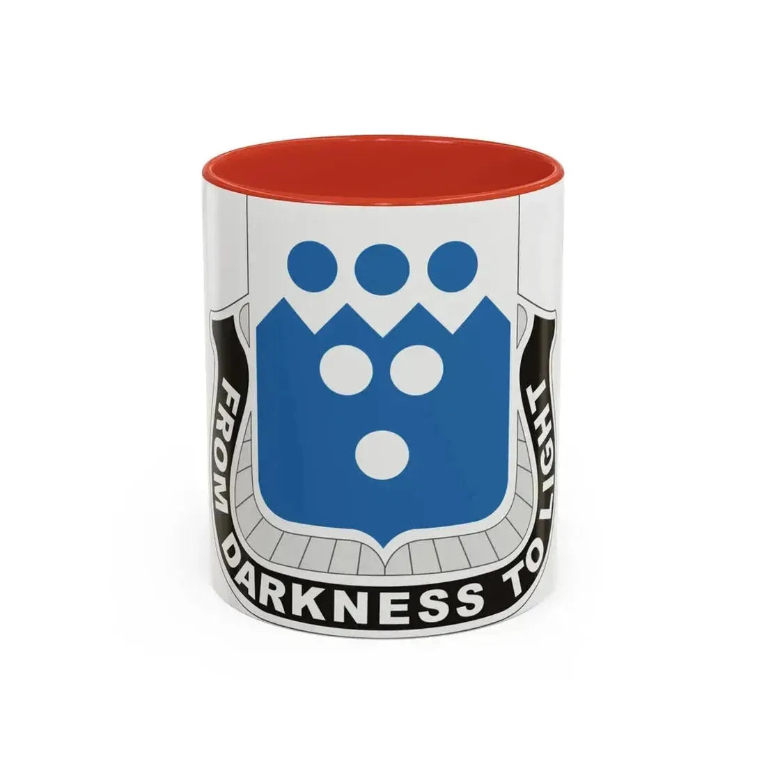 321 Military Intelligence Battalion (U.S. Army) Accent Coffee Mug 11oz Red - Go Mug Yourself
