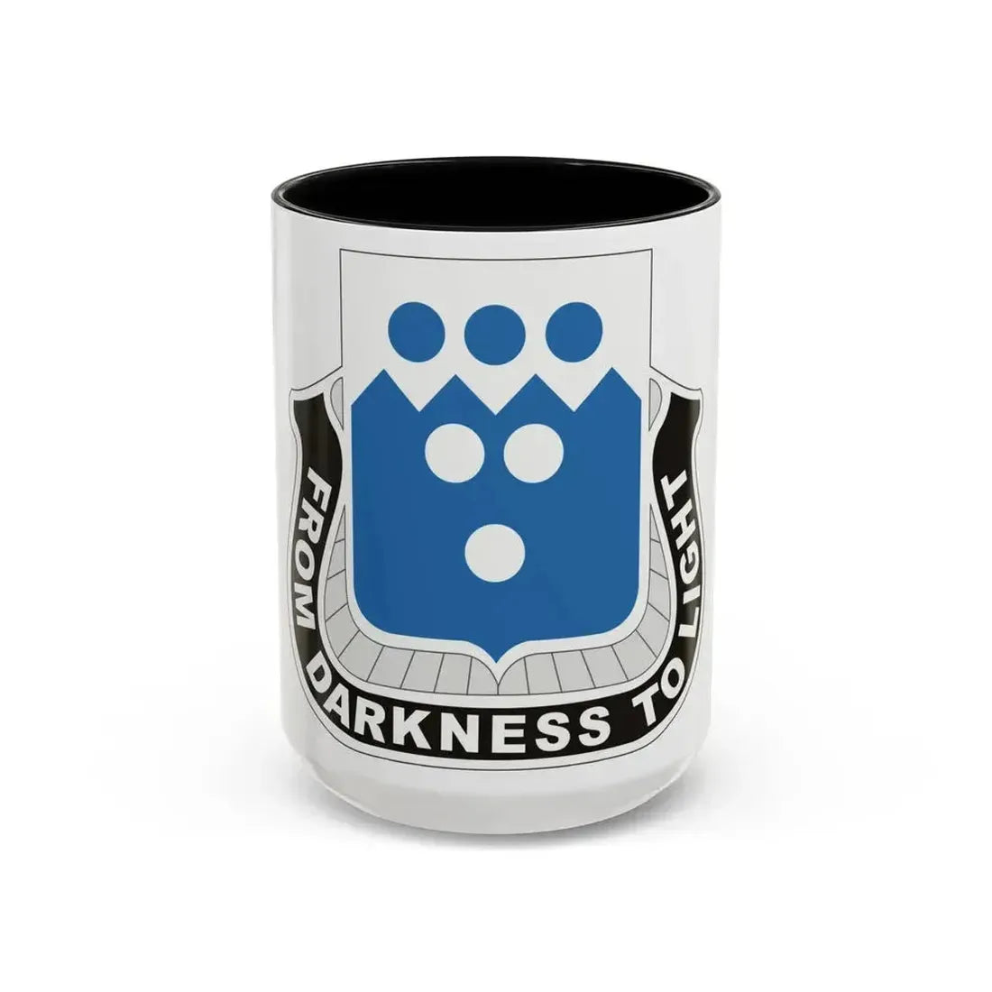 321 Military Intelligence Battalion (U.S. Army) Accent Coffee Mug 15oz Black - Go Mug Yourself