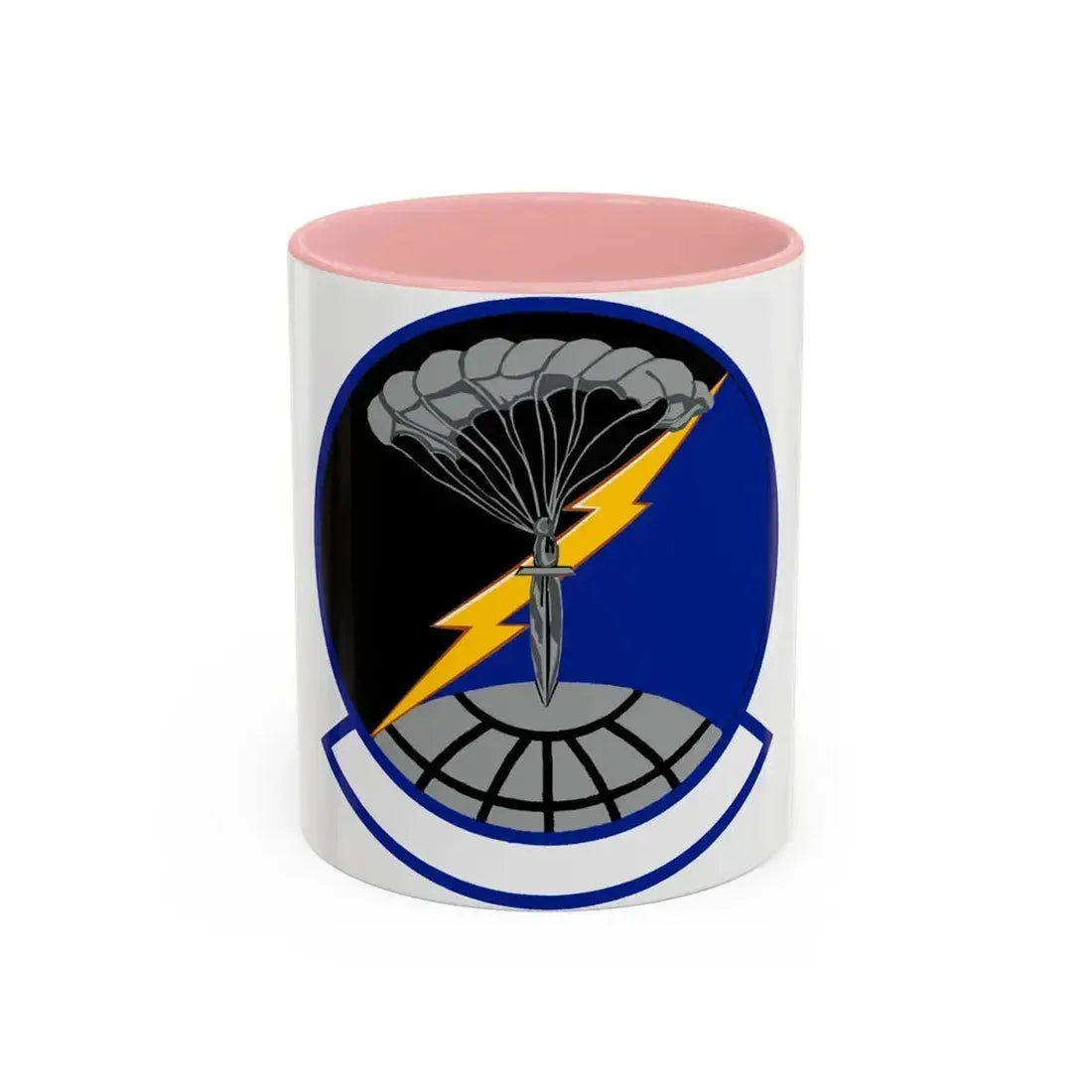 321 Special Tactics Squadron AFSOC (U.S. Air Force) Accent Coffee Mug 11oz Pink - Go Mug Yourself