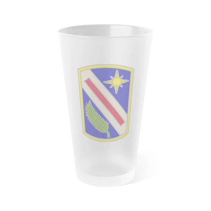 321 Sustainment Brigade (U.S. Army) Frosted Pint Glass 16oz-Go Mug Yourself