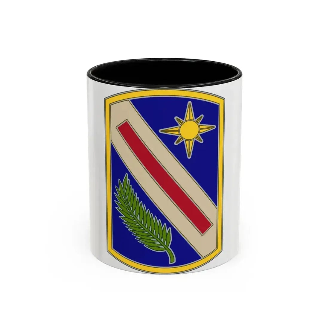 321 Sustainment Brigade (U.S. Army) Accent Coffee Mug 11oz Black - Go Mug Yourself