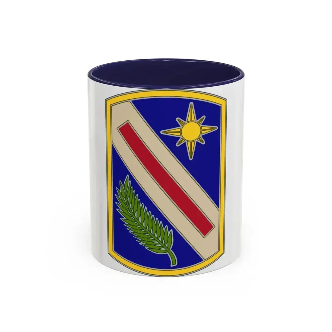321 Sustainment Brigade (U.S. Army) Accent Coffee Mug 11oz Navy - Go Mug Yourself