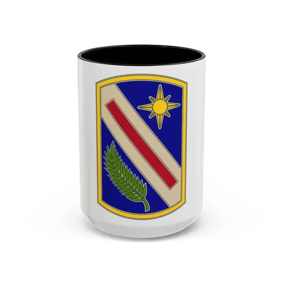 321 Sustainment Brigade (U.S. Army) Accent Coffee Mug 15oz Black - Go Mug Yourself