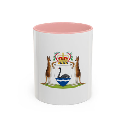Coat of arms of Western Australia - Accent Coffee Mug