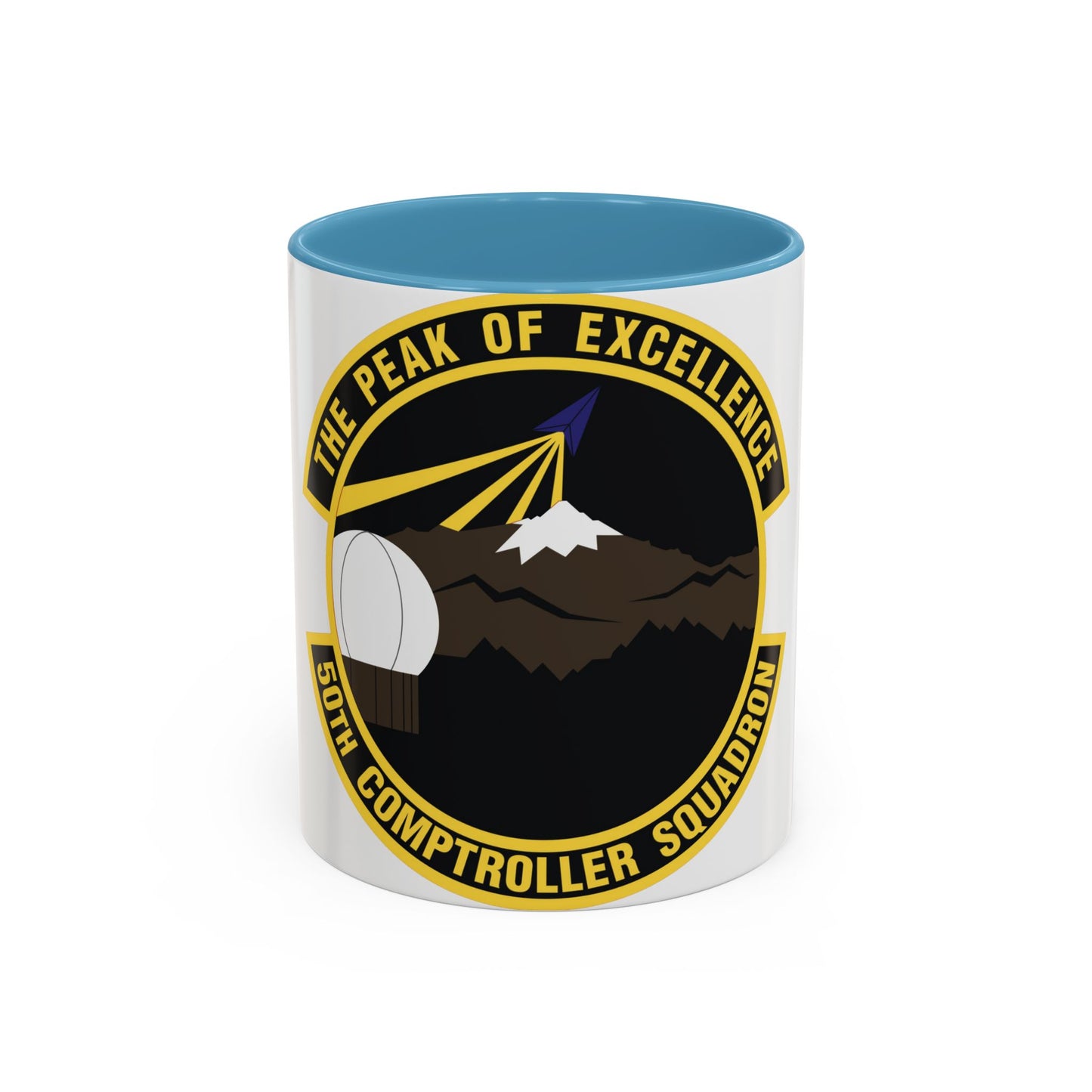 50th Comptroller Squadron (U.S. Air Force) Accent Coffee Mug