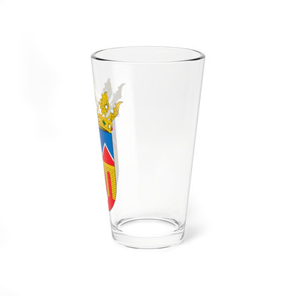 Escudo de Arcos de las Salinas (Spain) (Coat of Arms) Pint Glass 16oz