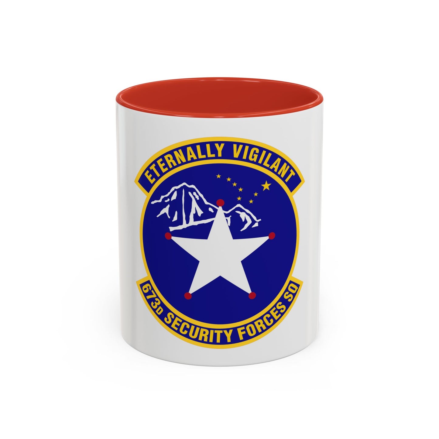 673 Security Forces Squadron PACAF (U.S. Air Force) Accent Coffee Mug