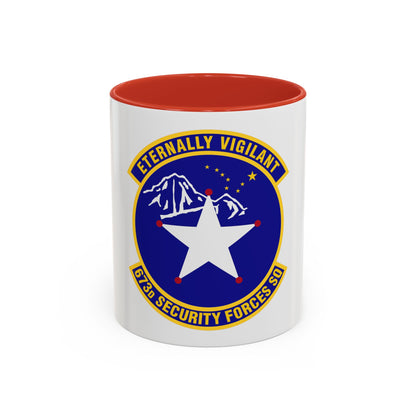 673 Security Forces Squadron PACAF (U.S. Air Force) Accent Coffee Mug