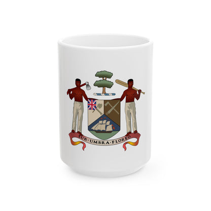 Coat of arms of British Honduras (1907-1967) - White Coffee Mug