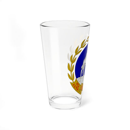 Emblem of Eritrea or azur gueules (Spain) (Coat of Arms) Pint Glass 16oz