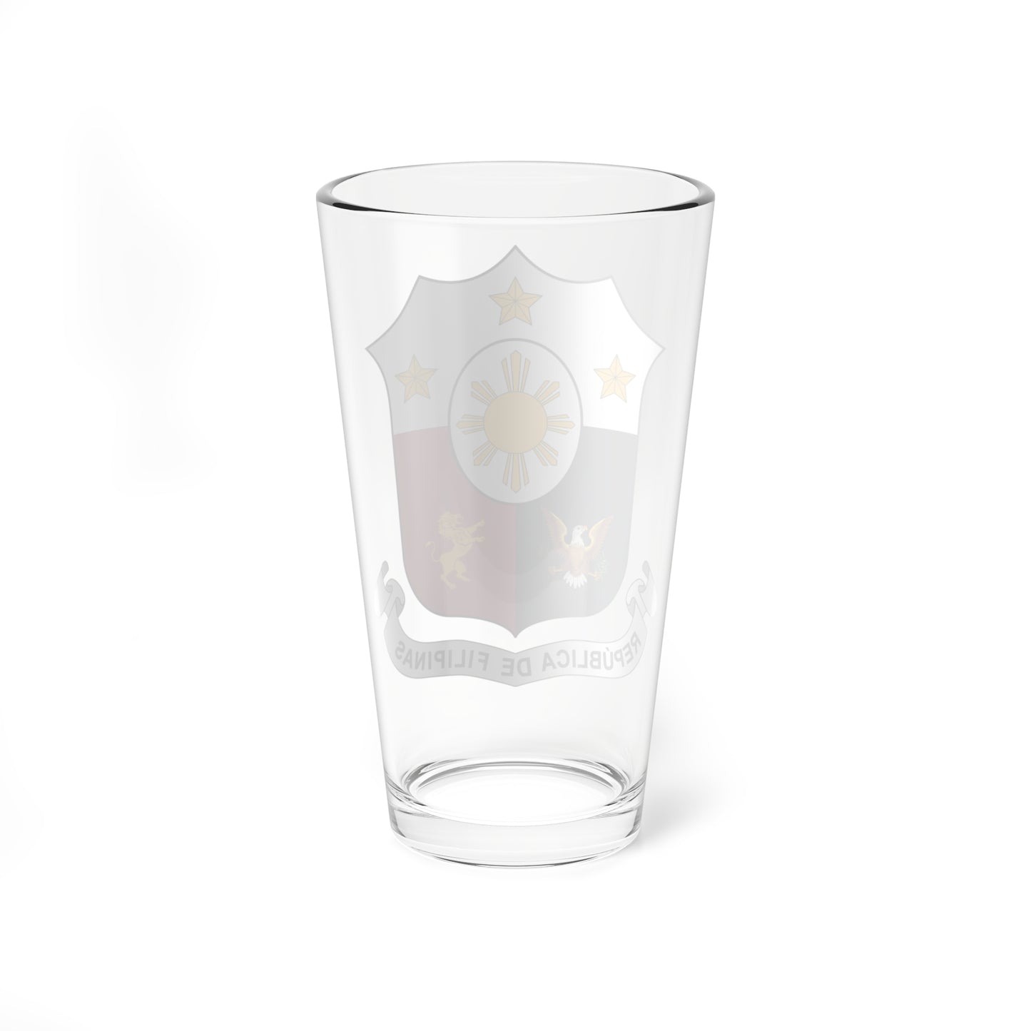 Escudo de Filipinas (Philippines) (Coat of Arms) Pint Glass 16oz