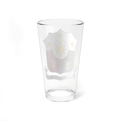 Escudo de Filipinas (Philippines) (Coat of Arms) Pint Glass 16oz