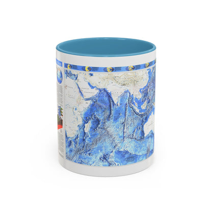 Indian Ocean (1992) (Map) Accent Coffee Mug