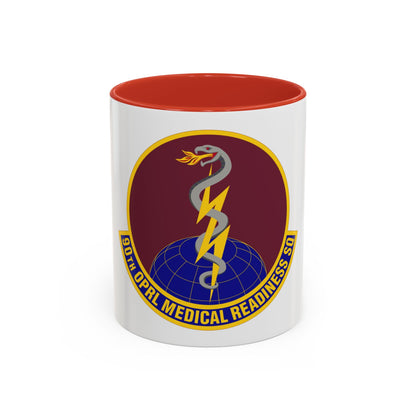 90 Operational Medical Readiness Squadron AFGSC (U.S. Air Force) Accent Coffee Mug