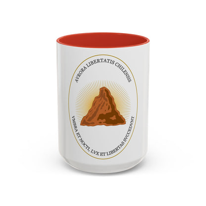 Reverse of the Coat of Arms of Chile (1812-1814) - Accent Coffee Mug