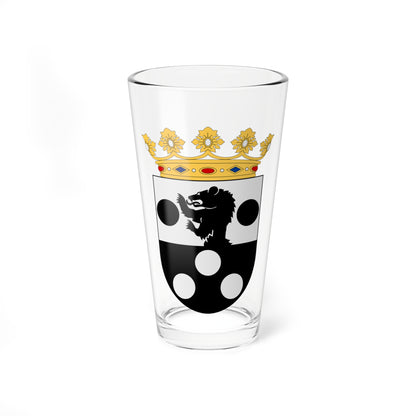 HMS Jacob Bagge vapen (Sweden) (Coat of Arms) Pint Glass 16oz