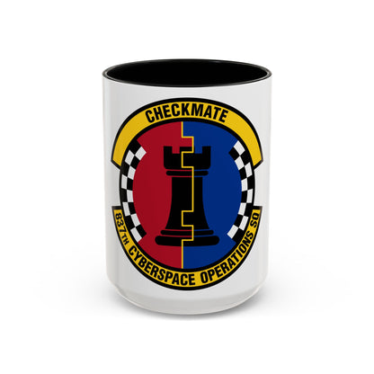 837 Cyberspace Operations Squadron ACC (U.S. Air Force) Accent Coffee Mug