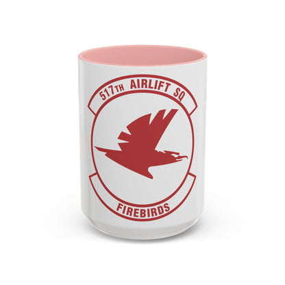 517th Airlift Squadron (U.S. Air Force) Accent Coffee Mug