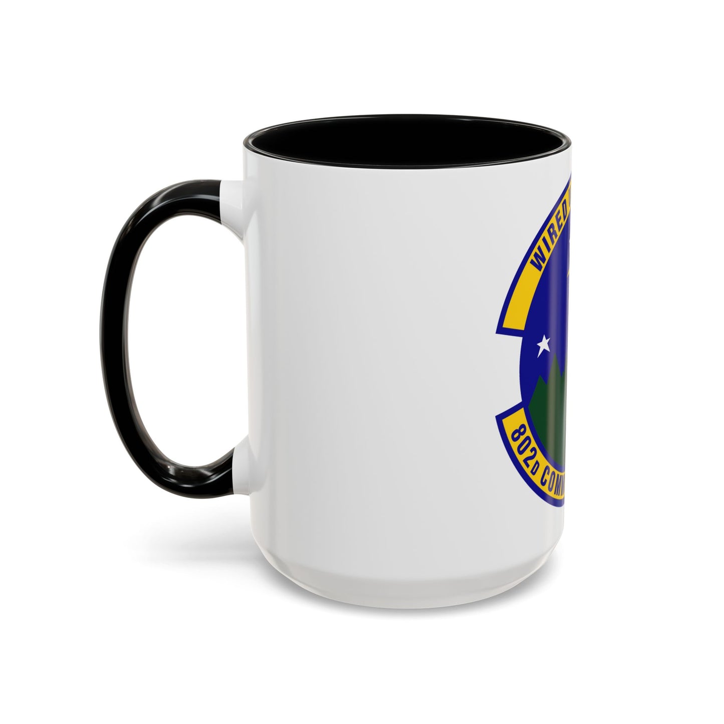 802d Communications Squadron (U.S. Air Force) Accent Coffee Mug