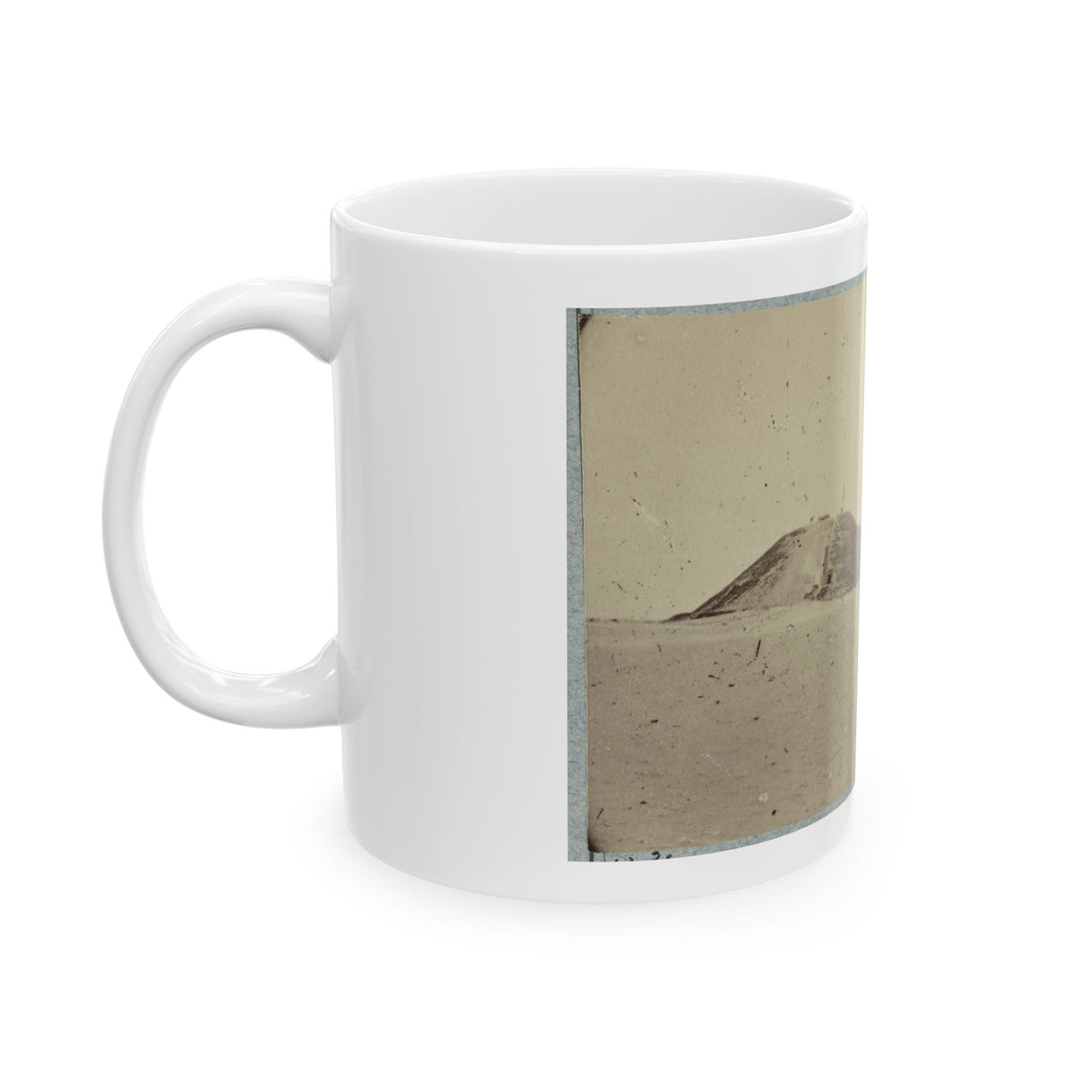 Battery Lamb Fort Fisher, N.C. (U.S. Civil War) White Coffee Mug