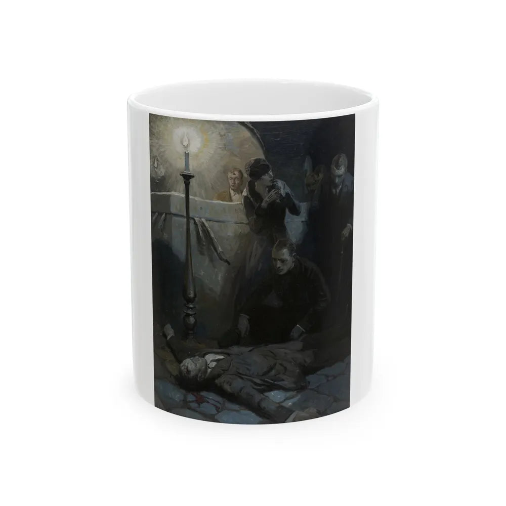 Curse of the Golden Cross, magazine illustration, 1925 - White Coffee Mug-11oz-Go Mug Yourself