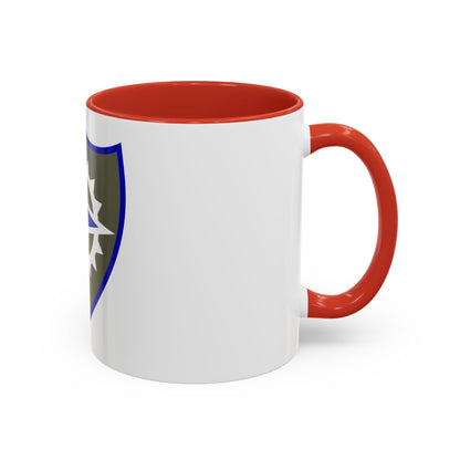 XVI Corps (U.S. Army) Accent Coffee Mug