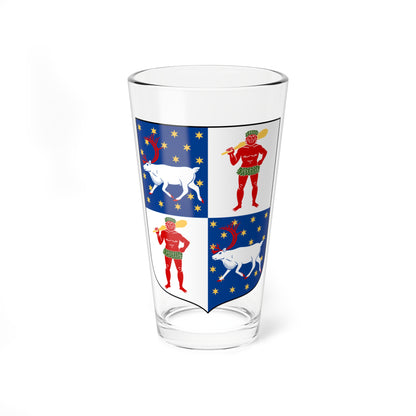 Norrbottens läns vapen (Sweden) (Coat of Arms) Pint Glass 16oz