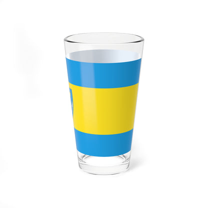 Flag of Egyhazasdengeleg (Hungary) Pint Glass 16oz