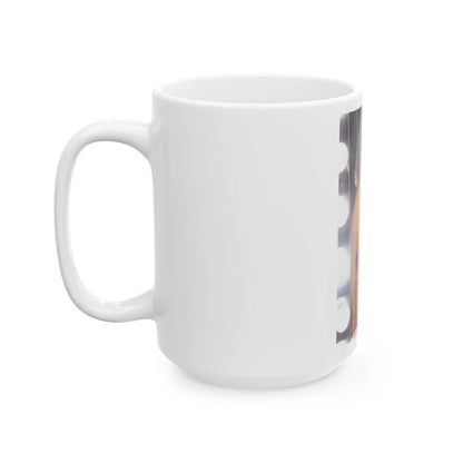 Linda Blair #261 - Partially Topless (Vintage Female Icon) White Coffee Mug-Go Mug Yourself