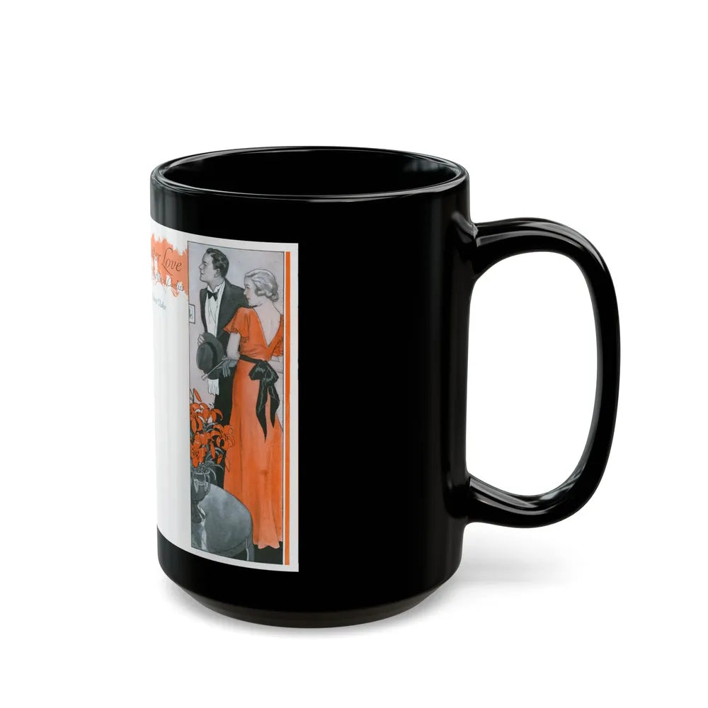 Bread and Butter Love, 1933 - Black Coffee Mug-Go Mug Yourself