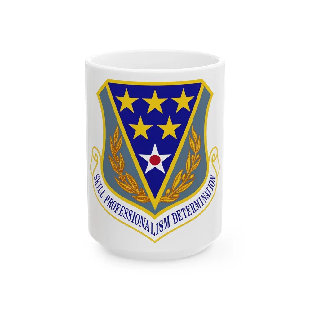 321st Air Expeditionary Wing (U.S. Air Force) White Coffee Mug-15oz-Go Mug Yourself