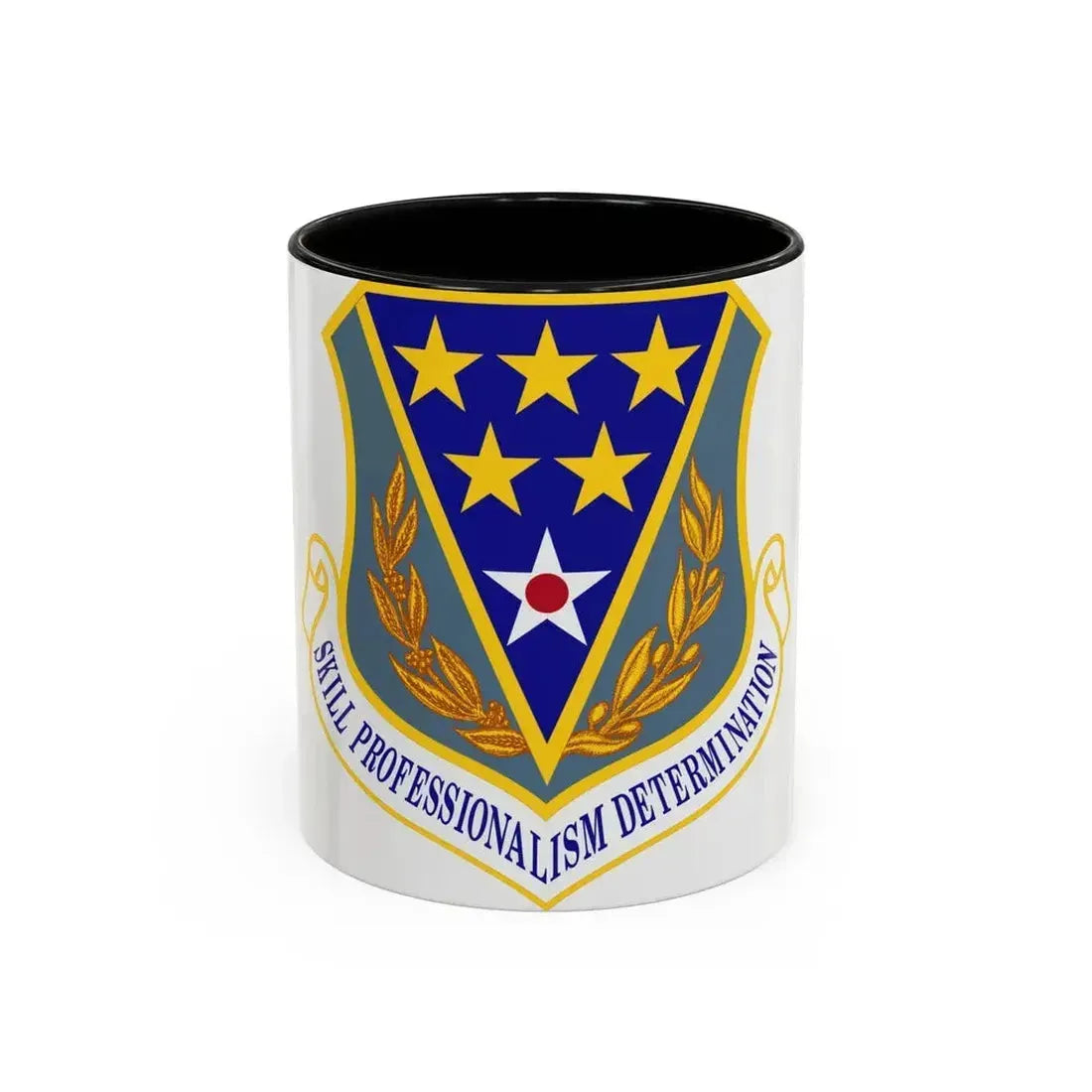 321st Air Expeditionary Wing (U.S. Air Force) Accent Coffee Mug 11oz Black - Go Mug Yourself