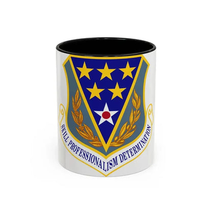 321st Air Expeditionary Wing (U.S. Air Force) Accent Coffee Mug 11oz Black - Go Mug Yourself