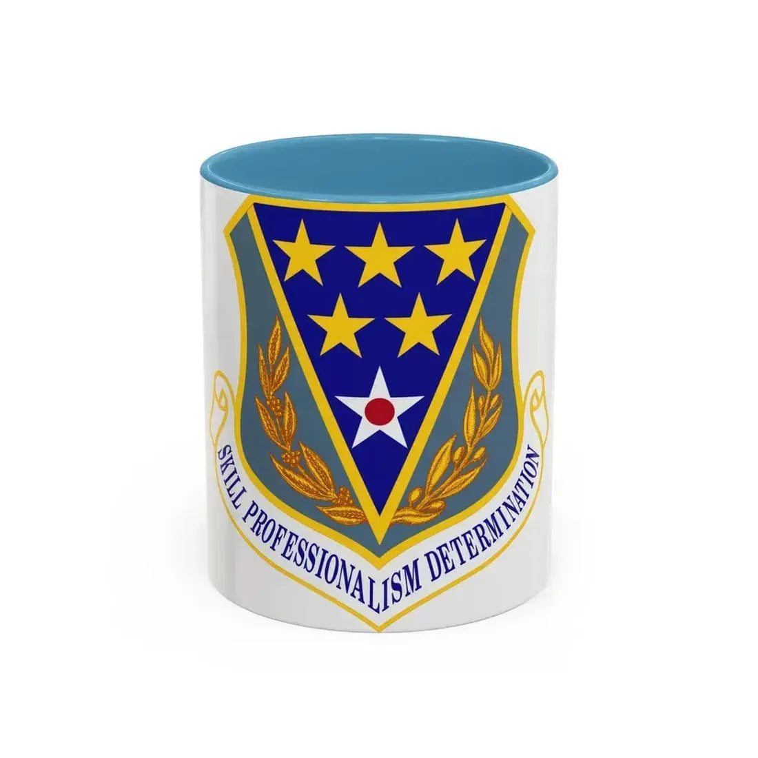 321st Air Expeditionary Wing (U.S. Air Force) Accent Coffee Mug 11oz Light Blue - Go Mug Yourself