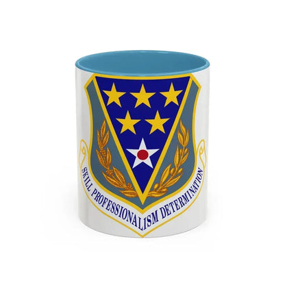321st Air Expeditionary Wing (U.S. Air Force) Accent Coffee Mug 11oz Light Blue - Go Mug Yourself