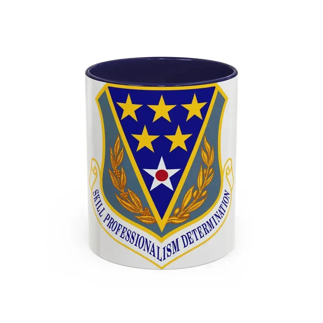 321st Air Expeditionary Wing (U.S. Air Force) Accent Coffee Mug 11oz Navy - Go Mug Yourself