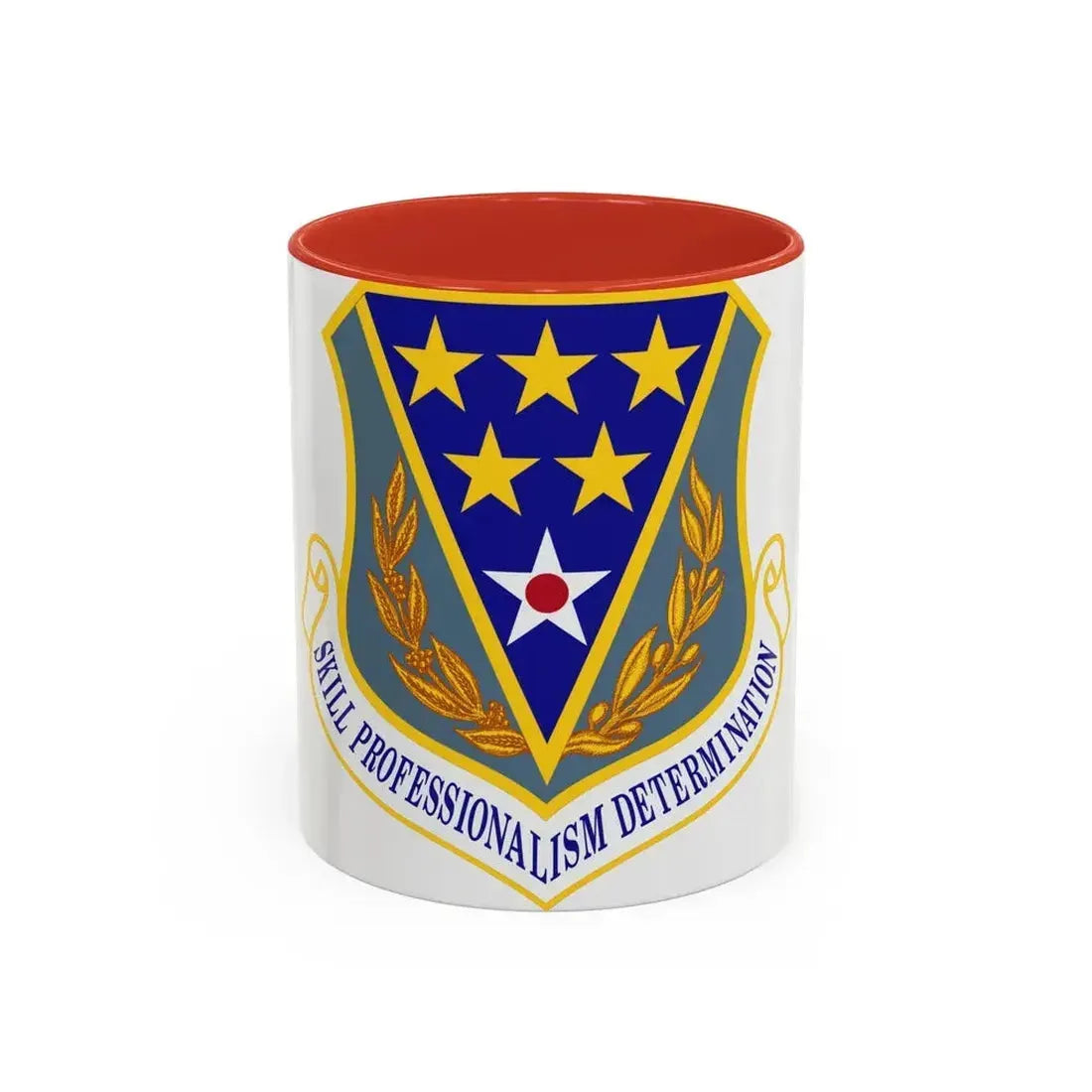 321st Air Expeditionary Wing (U.S. Air Force) Accent Coffee Mug 11oz Red - Go Mug Yourself