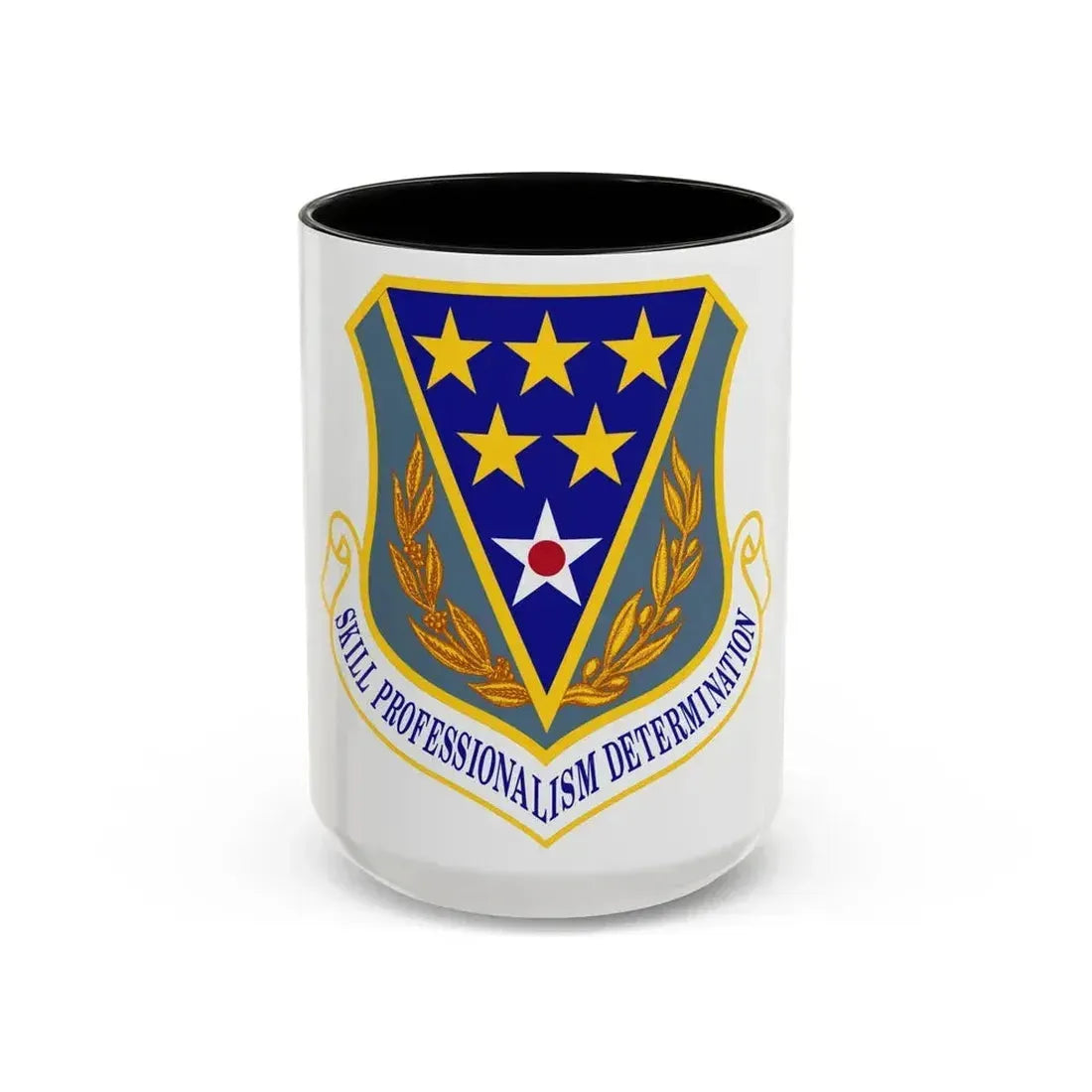 321st Air Expeditionary Wing (U.S. Air Force) Accent Coffee Mug 15oz Black - Go Mug Yourself