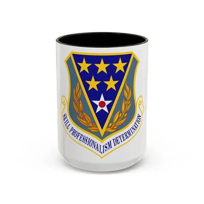 321st Air Expeditionary Wing (U.S. Air Force) Accent Coffee Mug 15oz Black - Go Mug Yourself