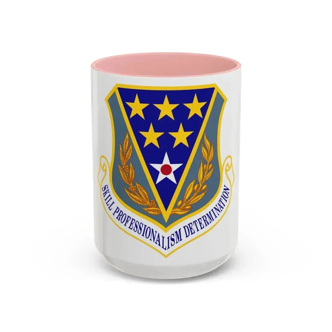 321st Air Expeditionary Wing (U.S. Air Force) Accent Coffee Mug 15oz Pink - Go Mug Yourself
