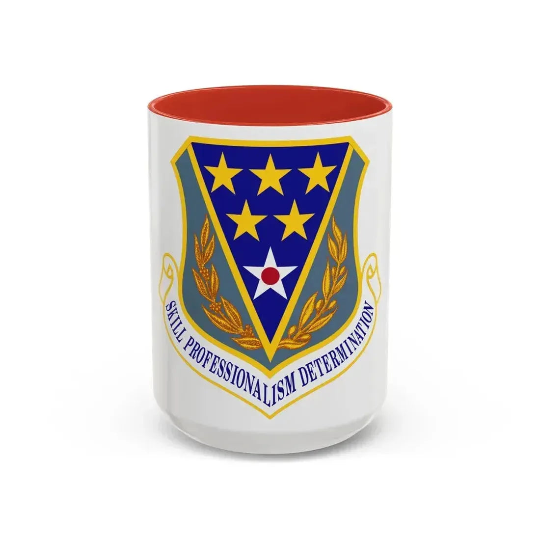 321st Air Expeditionary Wing (U.S. Air Force) Accent Coffee Mug 15oz Red - Go Mug Yourself