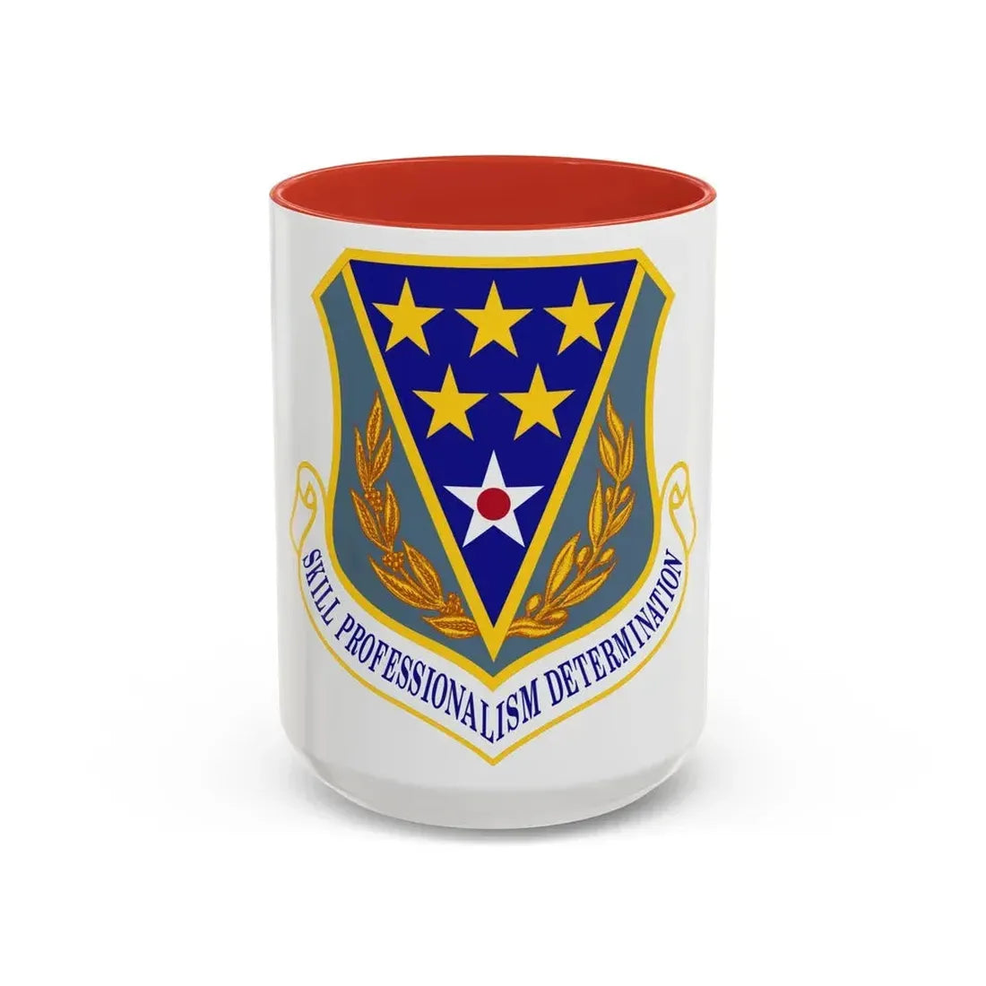 321st Air Expeditionary Wing (U.S. Air Force) Accent Coffee Mug 15oz Red - Go Mug Yourself