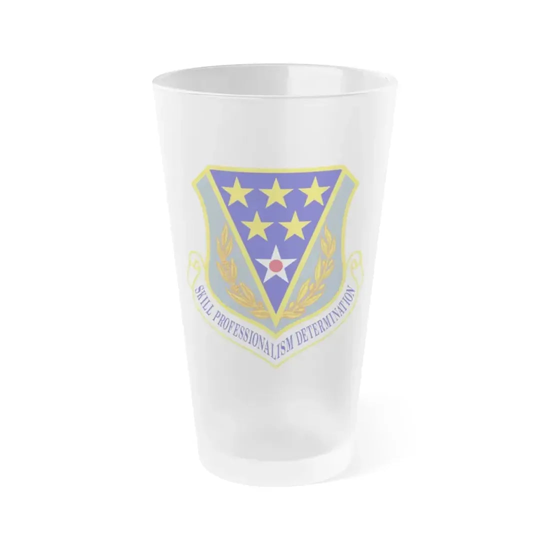 321st Air Expeditionary Wing (U.S. Air Force) Frosted Pint Glass 16oz Default Title - Go Mug Yourself
