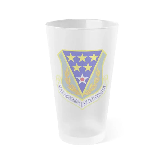 321st Air Expeditionary Wing (U.S. Air Force) Frosted Pint Glass 16oz Default Title - Go Mug Yourself